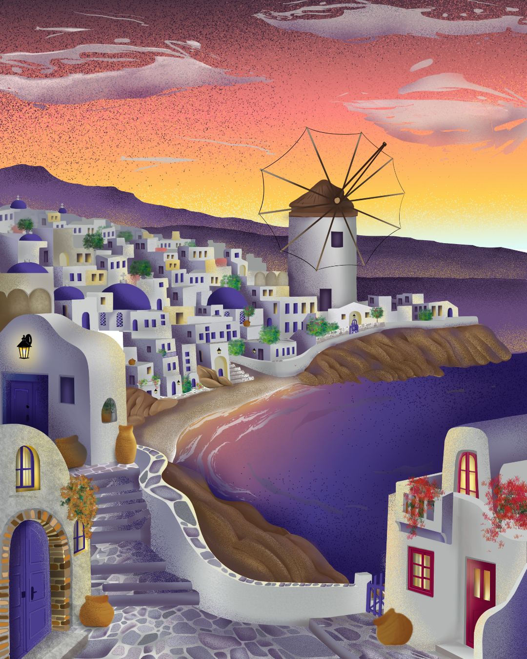 Print Santorini