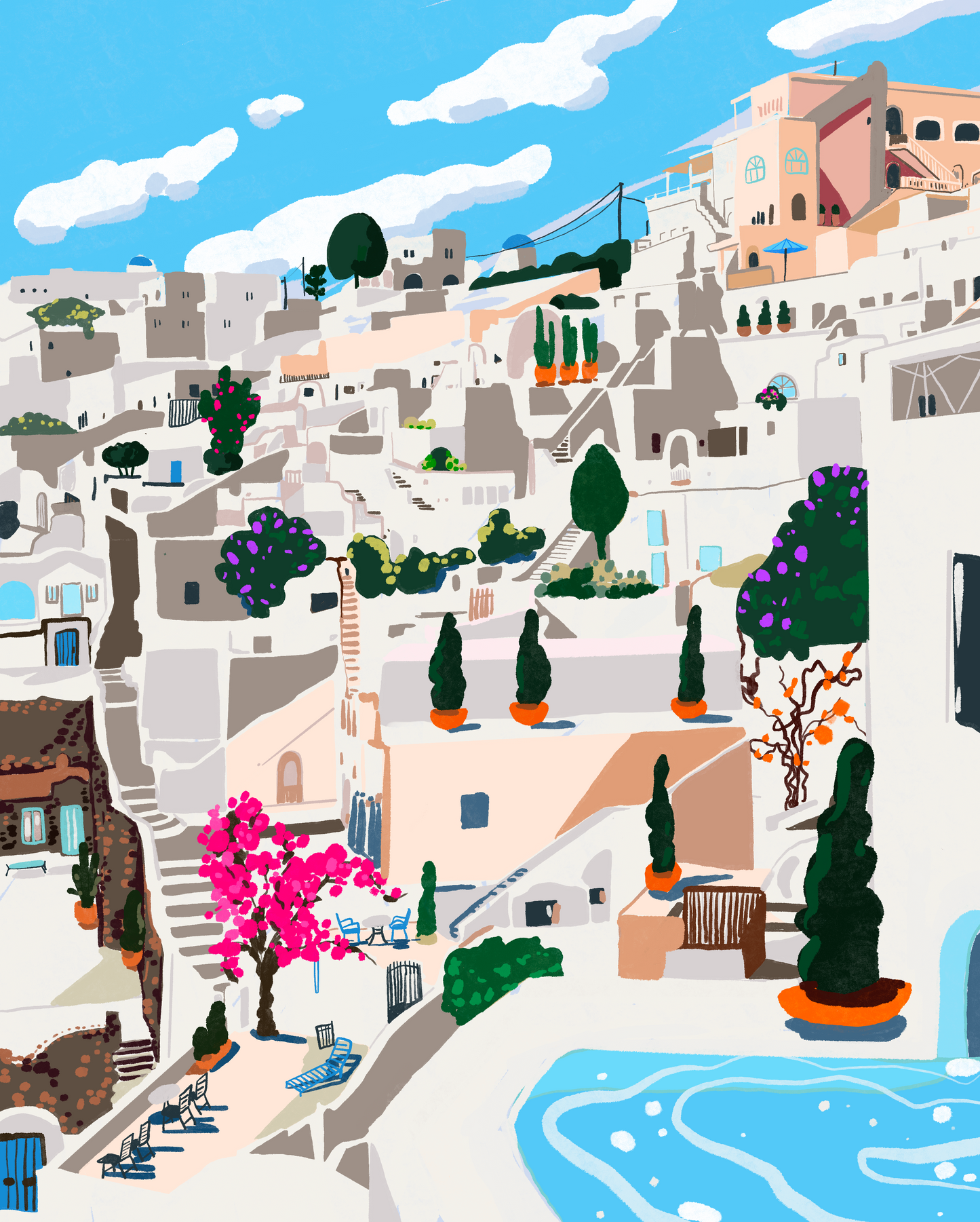 Print Santorini